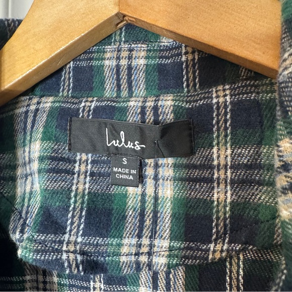Lulu’s NWT Autumnal Attitude Navy Blue Plaid Skater‎ Mini Dress With Pockets S - Picture 8 of 16